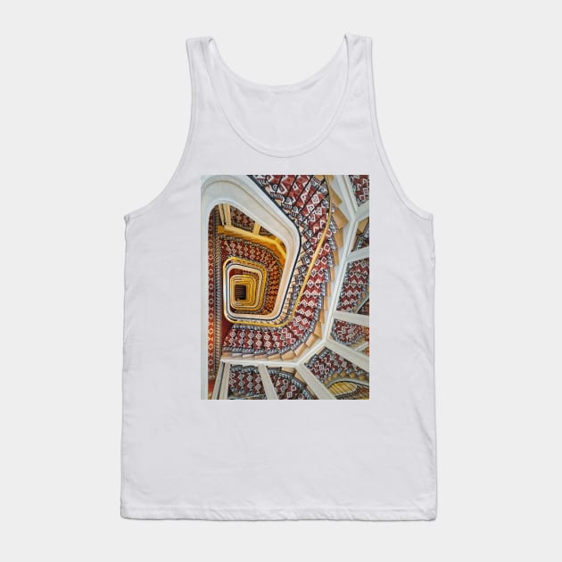 Abstract shape luxurious stairs Tank Top by psychoshadow